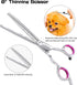 Dog Grooming Scissors Set with Safety Round Tips, 3 in 1 Professional Pet Grooming Shears for Dogs and Cats