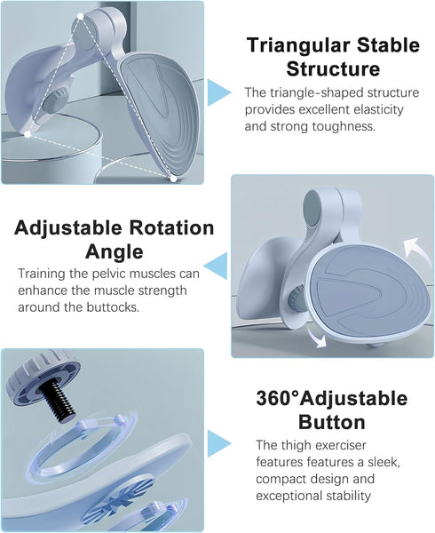 Trimmer Kegel Exerciser, Pelvic Floor Muscle Exercise Devices for Women, Inner Thigh Exerciser Leg Workout Equipment