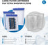16 Pack Large Filter Cartridges - Compatible with Tetra Whisper Bio-Bag Filters for Replacement