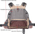 Lightweight Fly Fishing Vest with Multi Pockets - Adjustable Size Mesh Fishing Backpack for Men and Women
