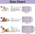 Dono 1 Pack 2 Dog Blankets, Soft Fluffy Cute Paw Pattern Fleece Pet Blanket, Warm Sleep Mat, Cute Print Design Puppy