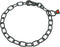 Herm Sprenger Black Stainless Steel Adjustable Fur Saver Dog Chain Collar, Medium Link with Quick Release Snap Hook for