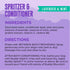 Buddy Splash Lavender & Mint Spritzer & Conditioner for Dog Grooming, 4 Oz. Bottle