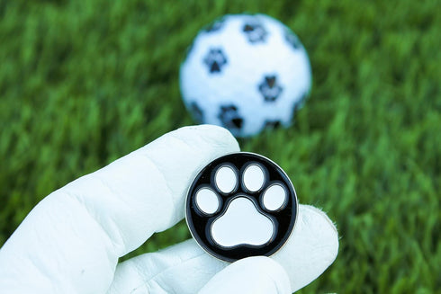 Mulligan Hooligan Golf Ball Marker + Magnetic Hat Clip, Funny Unique Golf Gift for Your Favorite Golfer