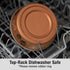 Loving Pets Bella Bowls - No Tip Stainless Steel Dog Food Water Bowl (Medium, Copper)