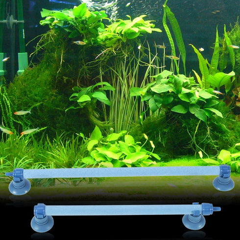 Zerone Air Stone Bubble, 18" Fish Tank Aquarium Air Bubble Wall Tube for Aeration