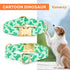 Dog/Cat Bow Collar, Green Dinosaur Pattern, Small (10" - 16")
