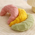 Little Pillow for Cats Puppies, Ultra Soft Warm Fluffy Macaron Color Toy Half Donut Cuddler for Joint Relief