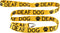 Hearing Impairment Dog Leash for Deaf Dogs, Walking Training Leash, Dog Owner Gift (Deaf Dog-YE)