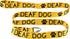 Hearing Impairment Dog Leash for Deaf Dogs, Walking Training Leash, Dog Owner Gift (Deaf Dog-YE)