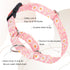Pink Martingale Dog Collar with Daisy Flowers for Small Medium Large Dogs, Girl Dog Collars with Quick-Release Buckle