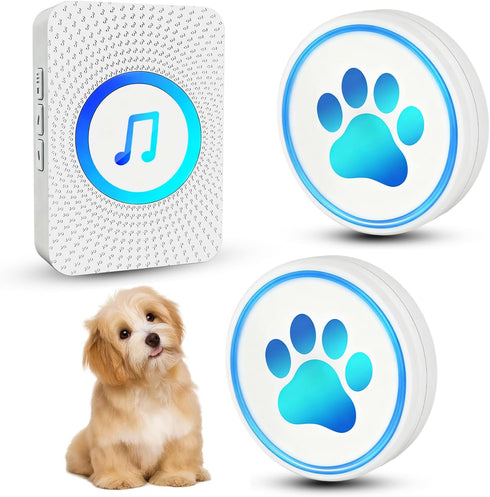 Yoiilifee Dog Door Bell for Potty Training, Smart Wireless Doggie Doorbell to Go