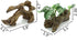 Artificial Driftwood for Aquarium Decor Plastic Plant Branches Ornament for Fish Tank Decorations (Style C) by JIHAQUA