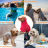 Morezi Dog Bathrobe Robes for After Bath Shower Drying Towel for Small Medium Large Breeds - Blue - S