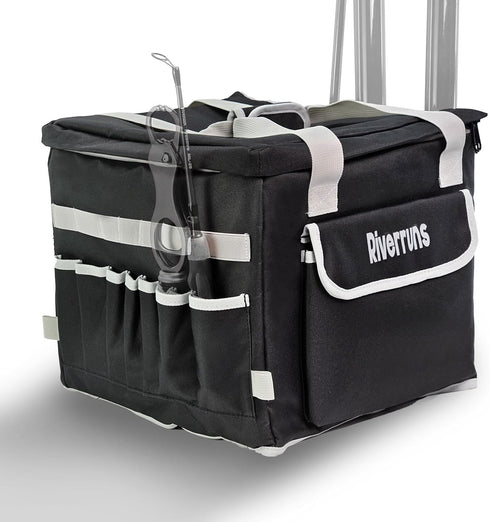 Kayak Crate Bag Durable Saltwater- Resistant Kayak Fishing Bag with 3 Fishing