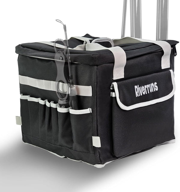 Kayak Crate Bag Durable Saltwater- Resistant Kayak Fishing Bag with 3 Fishing