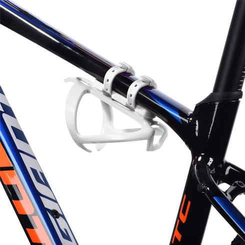 Plastic Bicycle Bottle Cages, Bike Bottle Holder with Cage Mounting Base (White)