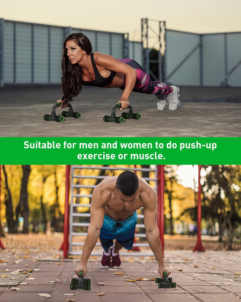 Portable Push Up Bar for Home Fitness Training, Push Up Stands Handle for Floor Workouts, Suitable for Men and Women