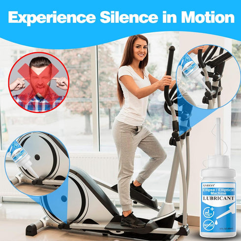 XNBXYS 2 Pcs Elliptical Exercise Machine Lubricant, Lube Apply to Under Desk Ellipse Leg Exerciser for Home, Electric