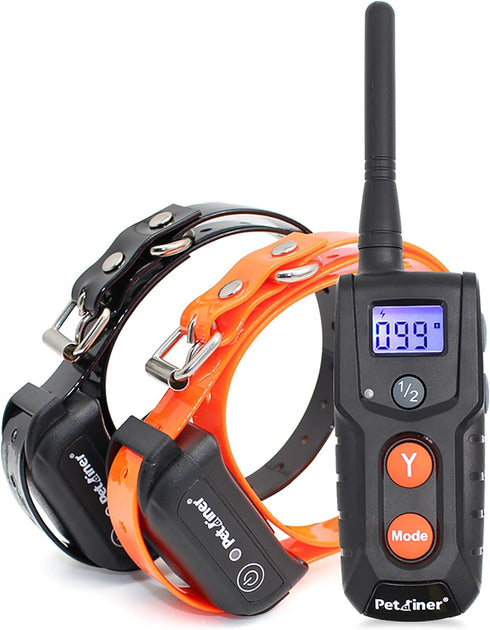 Dog Training Collars with Remote - Shock Collar for 2 Dogs, Waterproof E-Collar with 3 Correction Modes, 1000' Range