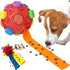 Furry Fellow Snuffle Ball Interactive Dog Toy - Hidden Treats for Slow Food Training and Playtime