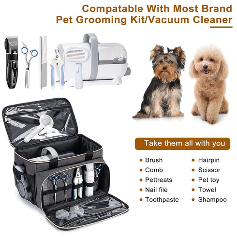 Dog Grooming Vacuum Bag, Perfect for Dog Hair Vacuum & Grooming Tool Kit Accessories