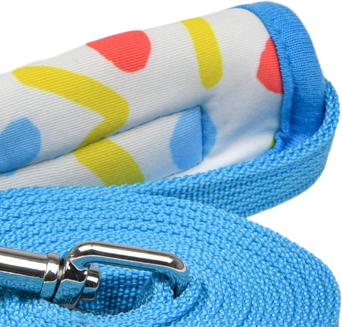 FETE Dog Lead with Grip, Blue, Size L