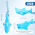 Dog Floating Toy with Rope | Chew Toy for Aggressive Chewers | Interactive Fetch & Play Beach Toy Set (Shark)