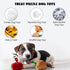 Nocciola Hide and Seek Dog Toys - 3 Pack Interactive Burrow Toys, Snuffle Plush Puppy Toys, Squeaky Toys with Crinkle