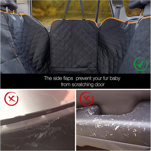 900D F150 F250 1500 iBuddy Dog Seat Cover for Pickup Trucks, Heavy Duty Truck Back Seat Cover for Dogs, Waterproof