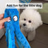 Dog Squeaky Toys Octopus No Stuffing Crinkle Plush Dog Toys for Puppy Teething, Durable Interactive Chew Toys for Most