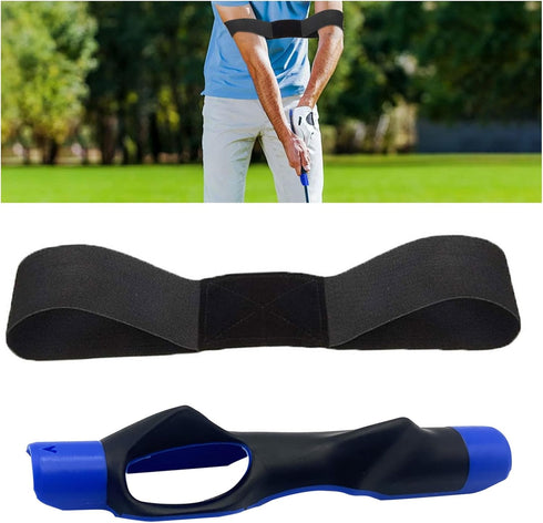 Golf Training aid SetGolf Grip Trainer and Golf Swing Band ComboGolf Swing