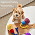 NIHUIFA Bulb Lovely Designs Pet Cotton Rope Chew Toy Squeaky Plush Teether Chewing Toy Help Teeth Bonding Activity