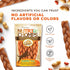 NutriChomps Dog Chews, 6-inch Braids, 4 Count Rawhide-Free Treats, Easy to Digest, Real Peanut Butter Flavor
