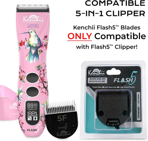 Kenchii Flash 5 Clipper Blade (Standard) Compatible with Limited Edition Flash 5 Clipper