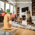 OFFKITSLY Track,2-in-1 Cat Toy Ball Interactive Cat Toy for Indoor Cats,Natural Sisal Ball with Solid Wooden