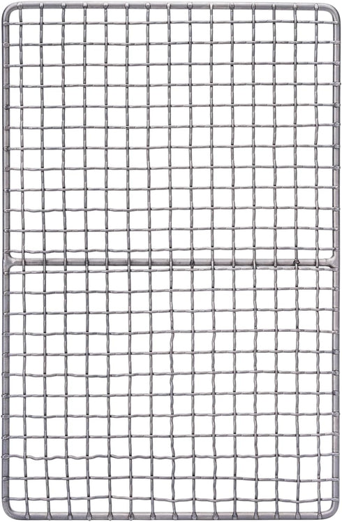iBasingo Mini Outdoor Titanium Grill Mesh Net, Ultralight Baking Cooling Rack for Camping and Travel