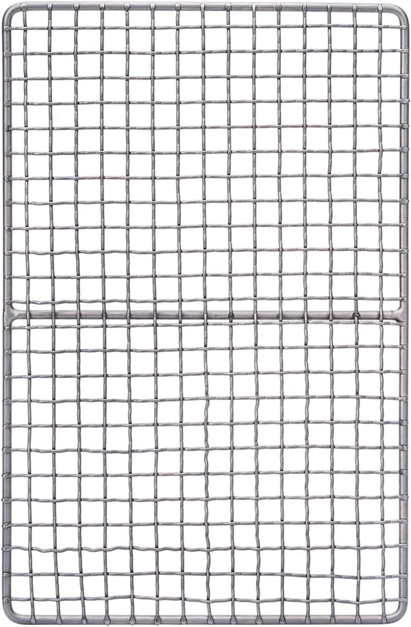 iBasingo Mini Outdoor Titanium Grill Mesh Net, Ultralight Baking Cooling Rack for Camping and Travel