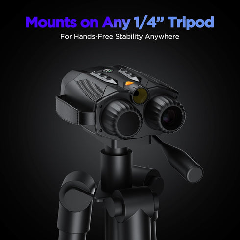 ROQIOO 4k: Night Vision Goggles for Adults Tactical Binoculars with Camera - Infrared Goggles for Hunter - Digital
