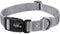 Hyhug Pets Heavy Duty Basic Collar for Large Breeds Dogs, Unique Design Adjustment Triglide Slide, Sleet Gray