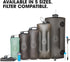 Hydrapak Seeker Collapsible Water Storage (2L/70oz) BPA & PVC Free Camping Hydration Reservoir Bag