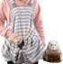 Ferret Sling Carrier Bag, Soft Breathable Fleece Small Pet Carrier, Hands-Free Shoulder Front Chest Apron for Small Pets