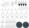 Y-Axis 49 Pcs Aquarium Air Pump Accessories, Airline Connectors, Splitters, Bubble Stones, Check Valves