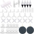 Y-Axis 49 Pcs Aquarium Air Pump Accessories, Airline Connectors, Splitters, Bubble Stones, Check Valves