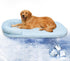 Dog Cooling Mat with Memory Foam, Removable Washable Cover, 48'' x 30'' Dog Mattress for Large Medium Dogs