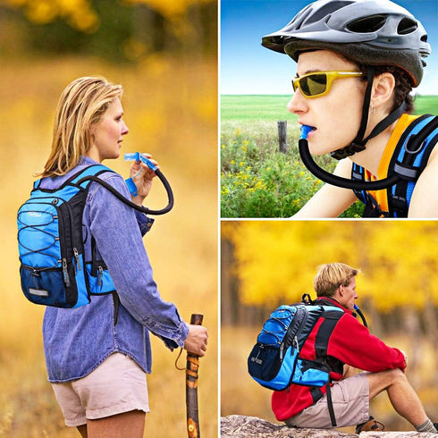 Insulated Hydration Pack Backpack, 3L BPA Free Leak-Proof Water Bladder, Keeps Liquids Cool for Up to 5 Hours