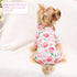 Girl Dog Pajamas, Cotton Stretchable Jammies for Extra Large Dogs, Spring Summer Doggie Pjs for Female Male (Peach