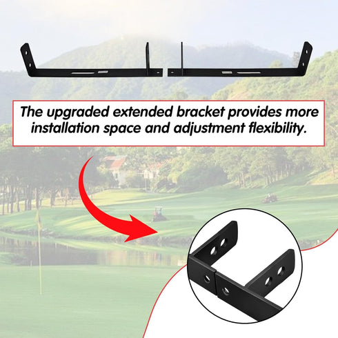 Orle Oko 42" 2-Passenger Retractable Golf Cart Seat Belts Long Universal Fit for EZGO TXT, Club Car DS, Yamaha