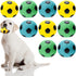9 Pcs Latex Squeaky Dog Toys Ball - Interactive Fetch Toys for Small Medium and Large Dogs