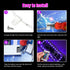 Upgraded USB Charging LED Skateboard Light, Remote Control Rim Light, 16 Color Change, Waterproof, Shockproof